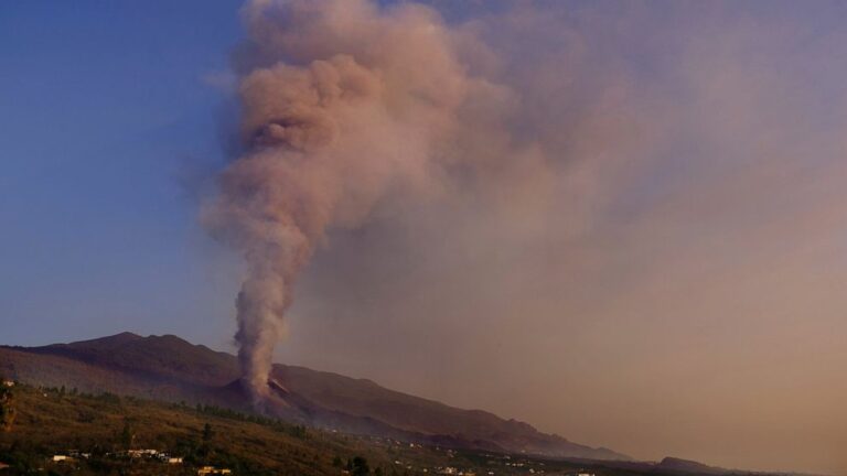 Lava from Spanish volcano surges after crater collapse