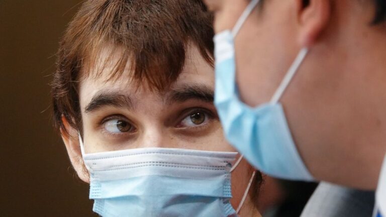 Florida school shooting suspect faces trial for jail brawl