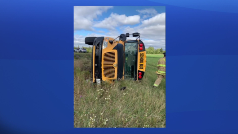 School bus driver charged after Caledon, Ont. rollover