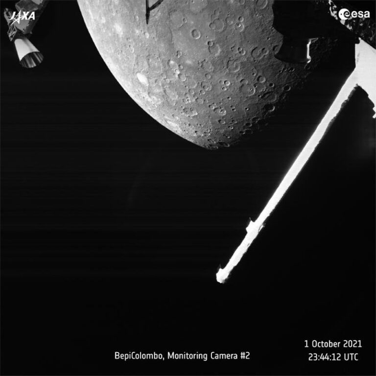 Mercury up close: Japanese-European space mission gets 1st glimpse of planet