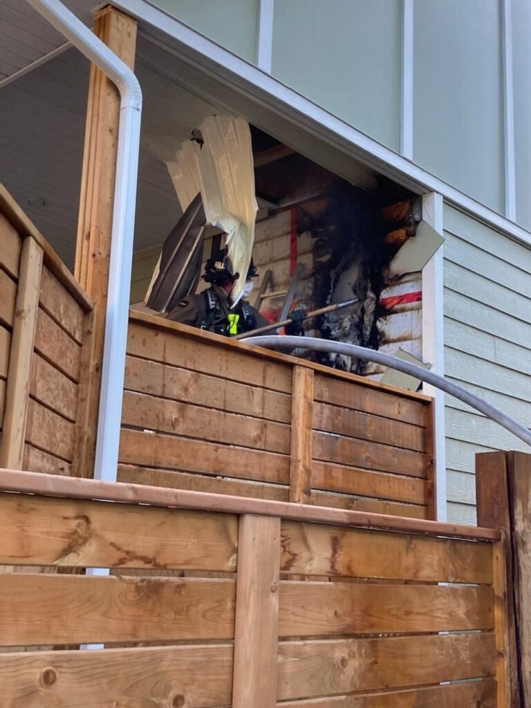 Deck fire at Montgomery Place caused by propane heater: Saskatoon Fire
