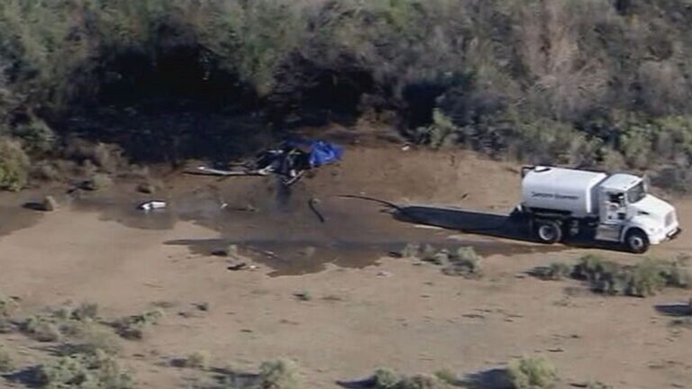 Helicopter, small plane crash mid-air