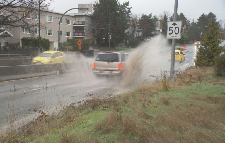 B.C.’s South Coast under rainfall warning as ‘atmospheric river’ approaches