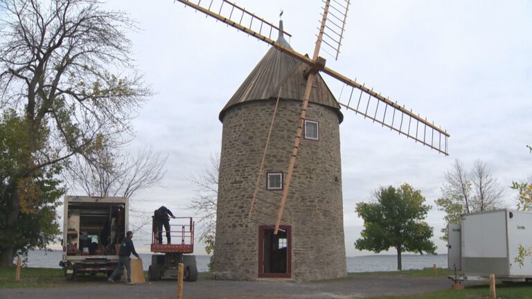 Historic Pointe-du-Moulin windmill restored to its former glory