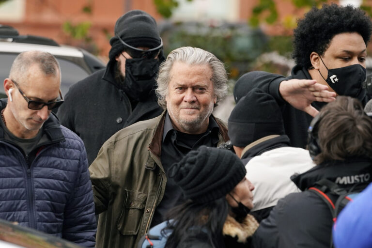 Steven Bannon surrenders to FBI, taken into custody on contempt charges