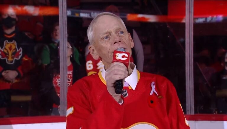 N.B. man fulfills lifelong dream of performing national anthem for the Calgary Flames