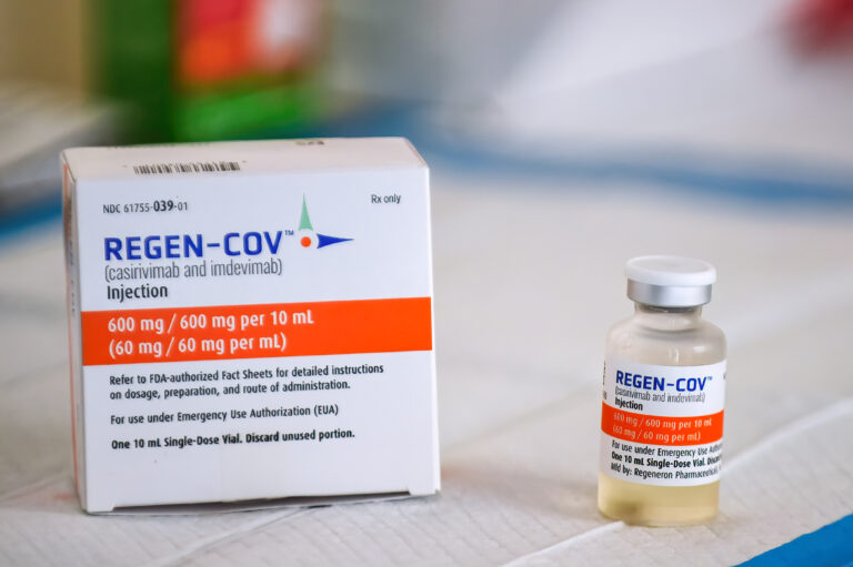 Regeneron’s antibody drug cuts COVID-19 risk by nearly 82% for up to 8 months