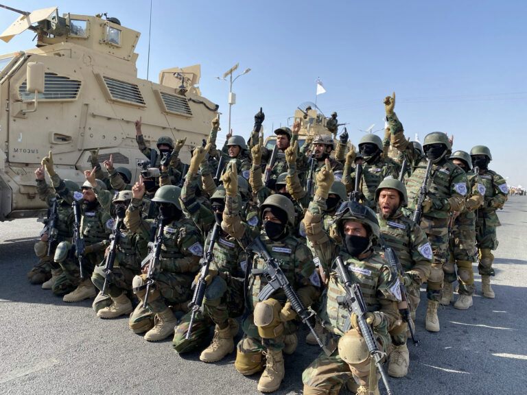 Taliban stage parade with U.S.-made military gear in show of strength
