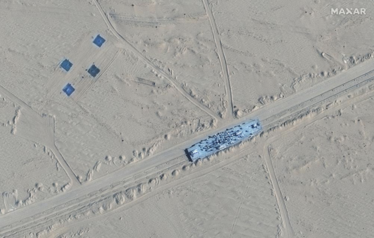 China using fake U.S. Navy ships for missile target practice, satellite images show