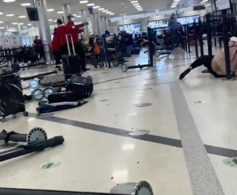 Chaos at Atlanta airport: Felon accidentally fires gun at security check, flees
