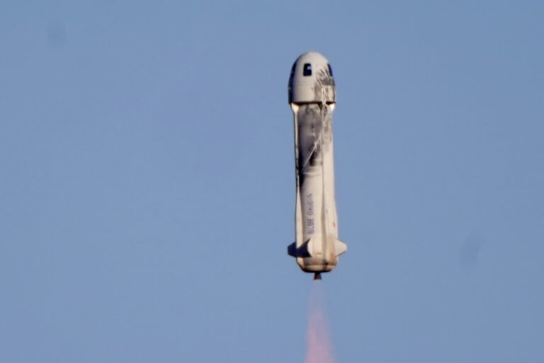 TV host Michael Strahan shoots to space in Jeff Bezos’ Blue Origin rocket