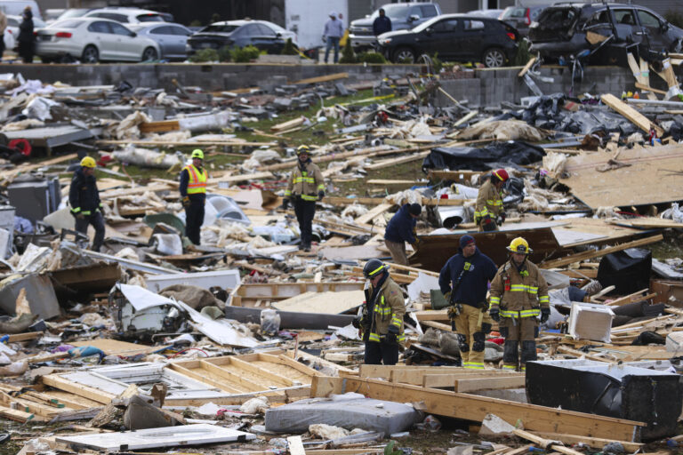 Tornadoes kill dozens, leave tens of thousands without heat and water in U.S.