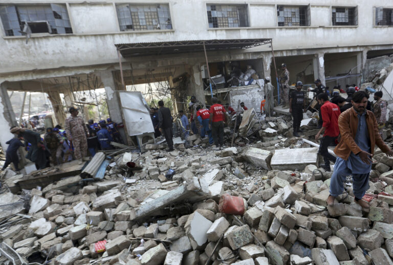 At least 17 killed after sewer gas explosion in south Pakistan