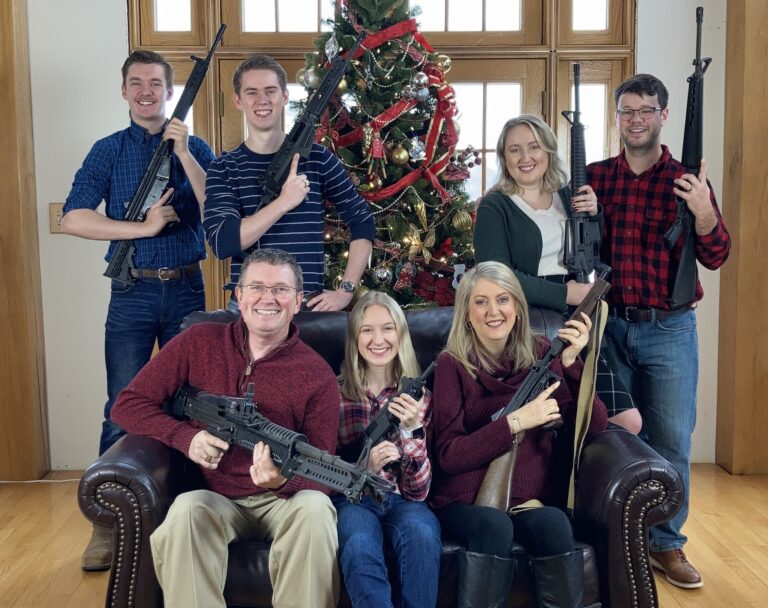 U.S. politician posts gun-filled family photo days after school shooting