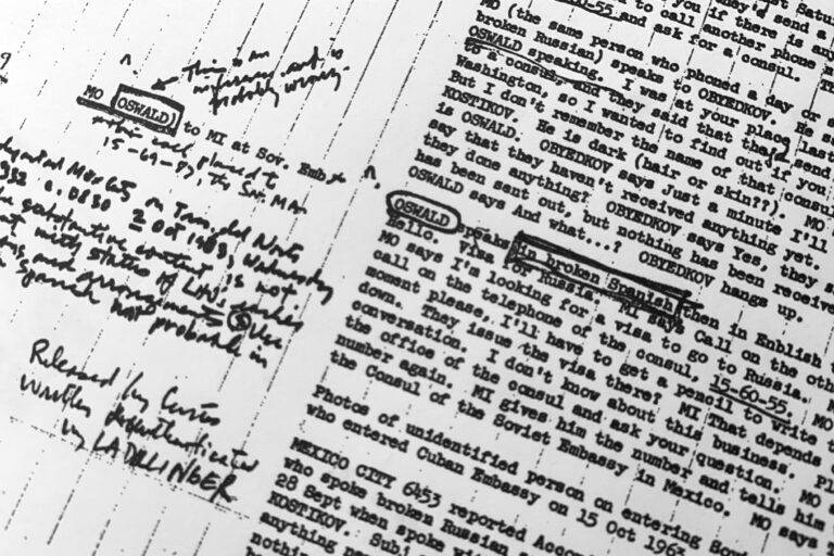 Previously classified JFK assassination, Lee Harvey Oswald documents released
