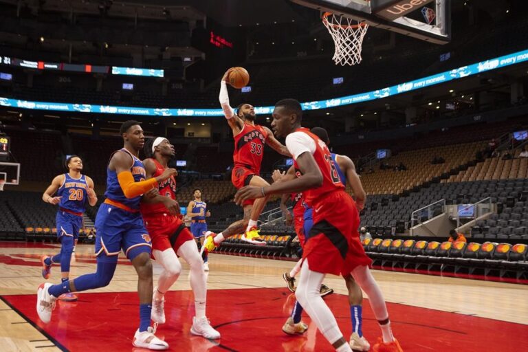 VanVleet leads Raptors 120-105 over Knicks