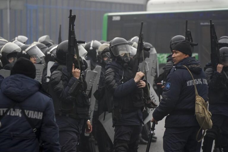 Kazakhstan reports 225 deaths in days of violent protests