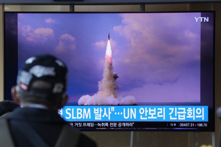 North Korea launches suspected ballistic missile into sea, neighbouring countries say