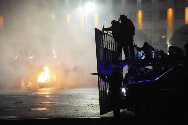 Kazakhstan government resigns as violent protests over fuel price hikes rock country