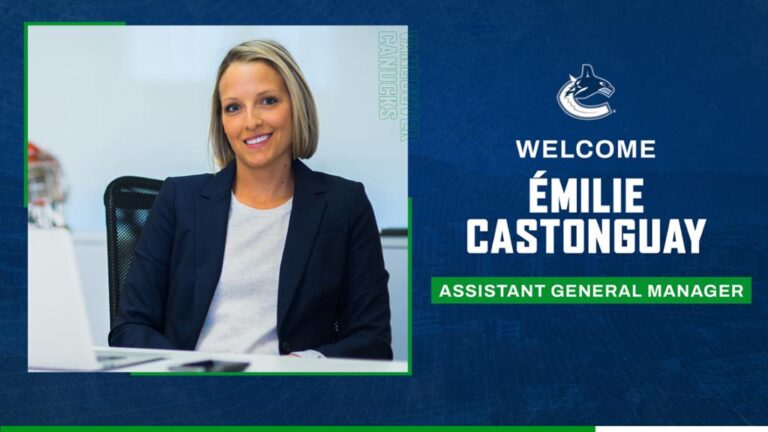 Vancouver Canucks name first ever female assistant general manager