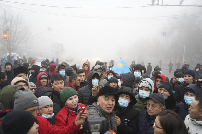 Kazakhstan protests: Dozens of demonstrators, 12 police killed amid unrest