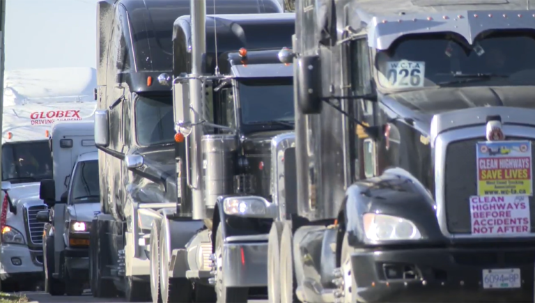 Trucking group slams ‘freedom convoy’ of COVID-19 vaccine mandate opponents