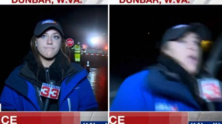 West Virginia reporter gets hit by SUV on-air, rebounds to finish the shot