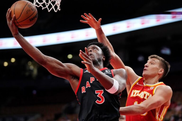 Raptors forward Anunoby out with broken finger