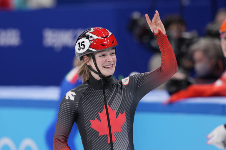 Canadian speed-skater Kim Boutin wins bronze in women’s 500M event at Beijing Olympics