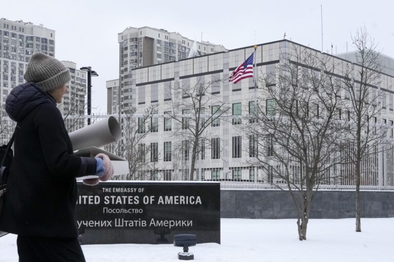 U.S. to evacuate embassy in Ukraine ahead of feared Russian invasion: report