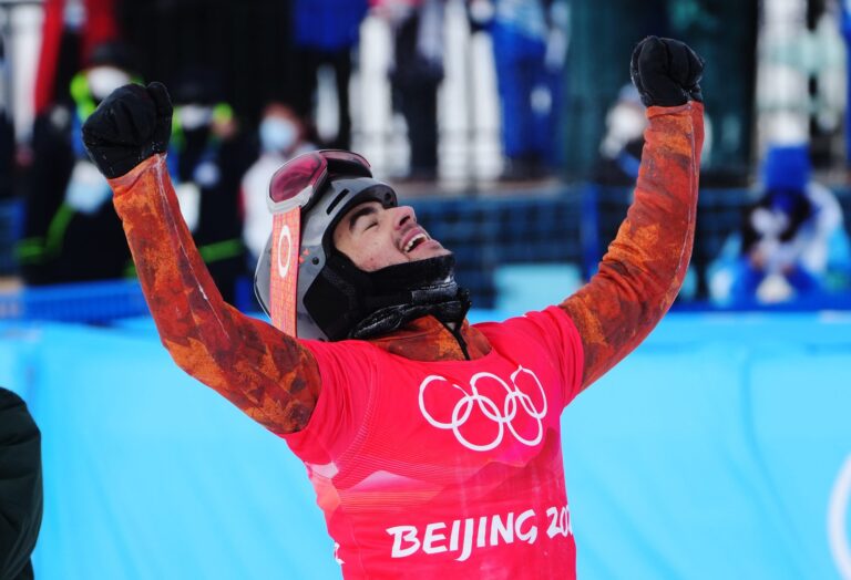 Canada’s Eliot Grondin wins silver in snowboard cross at Beijing Olympics