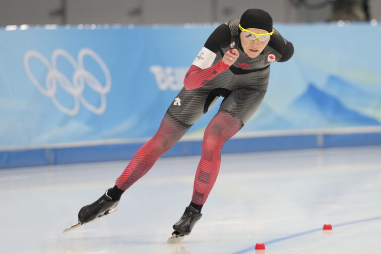 Canadian Isabelle Weidemann wins silver in 5,000M speed skating at Beijing Olympics