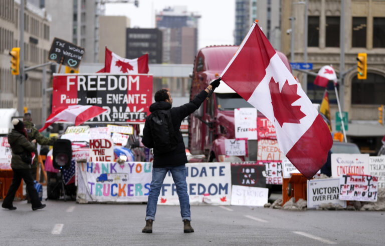 U.S. conservative media cheers on trucker convoy protests in Canada: ‘don’t give up’