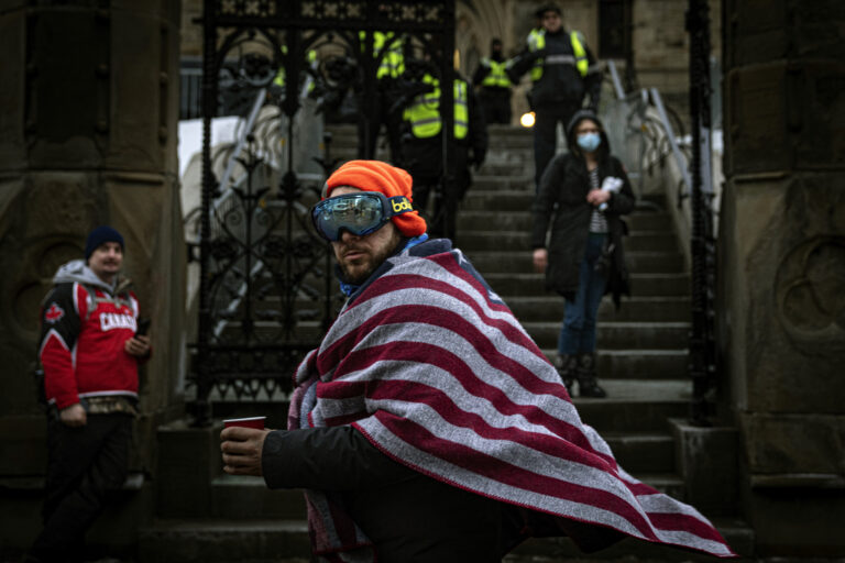 U.S. support for convoy demonstration could influence American politics
