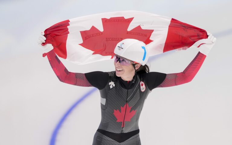 Canada’s Ivanie Blondin wins silver in mass start speed skating at Beijing Olympics