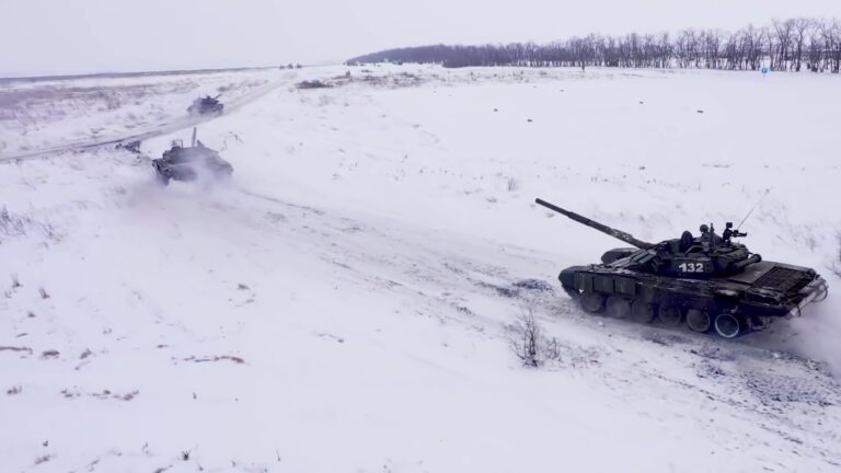 Some Russian troops near Ukraine returning to base, Kremlin says