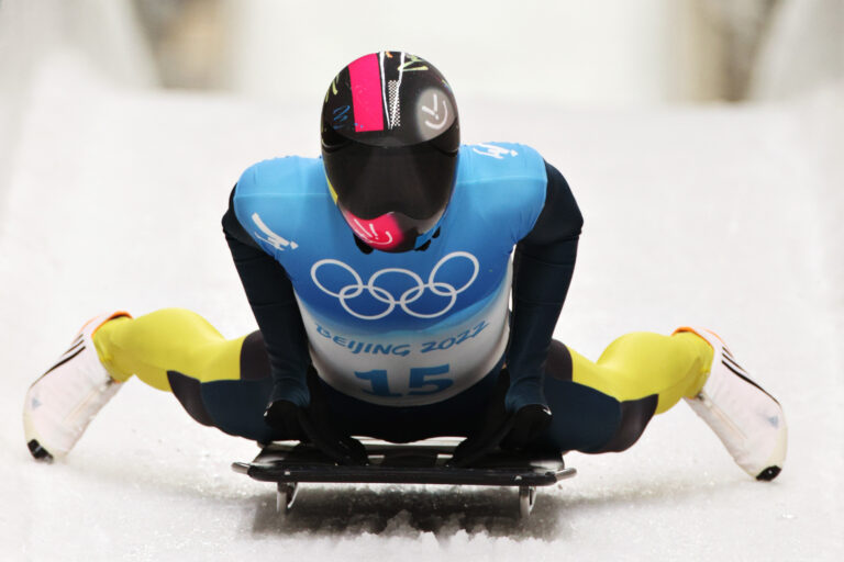 Ukrainian skeleton athlete displays ‘no war’ sign at Olympics amid Russia tensions