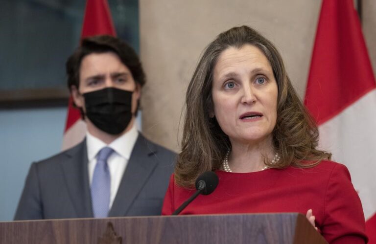 Canada will impose more measures on Russia in the coming days: Freeland