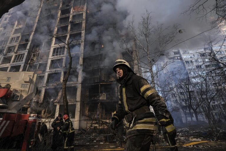 Russia says Ukraine talks progressing as onslaught continues