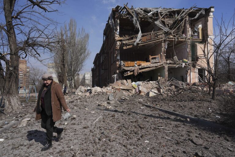 ‘It could have been me’: Mariupol residents grieve loved ones killed by Russian attacks