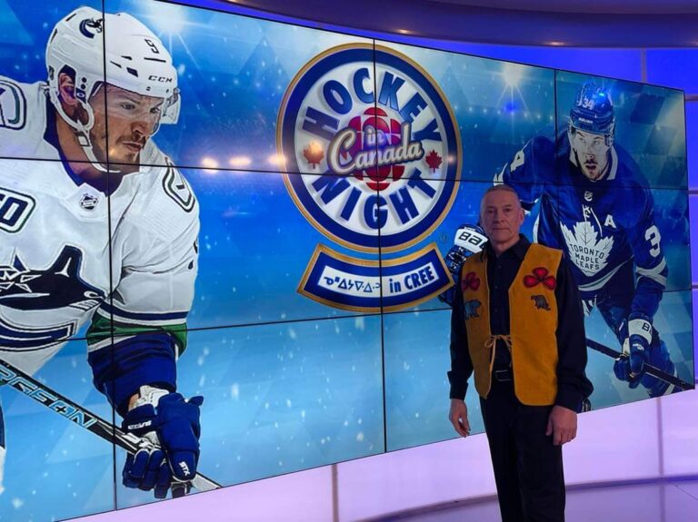 Northern Saskatchewan broadcaster calling HNIC games in Cree