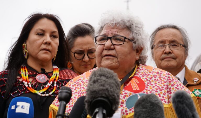 ‘What drove me is the children’: Longest-serving chief in Canada presses Pope for justice