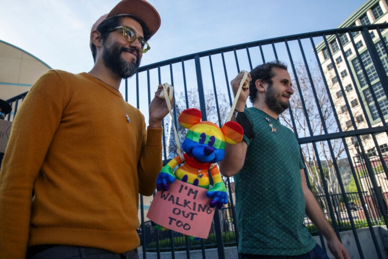 Disney workers walk out to protest company’s ‘Don’t Say Gay’ bill response