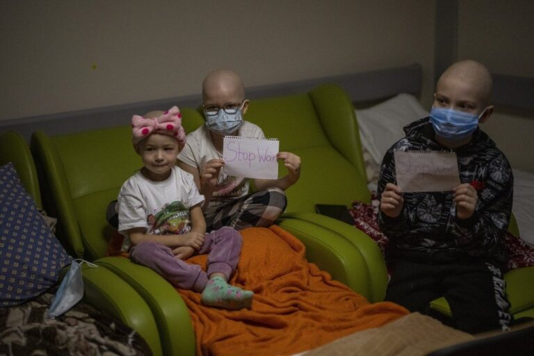 Time running out for sick Ukrainian kids sheltering in hospital bunkers
