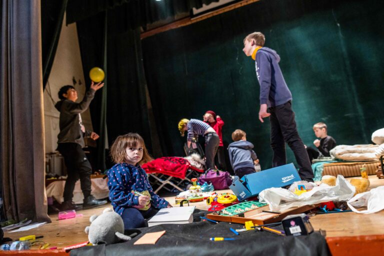 Ukrainians find refuge in Polish theatre: ‘No air raid alerts, no turmoil’