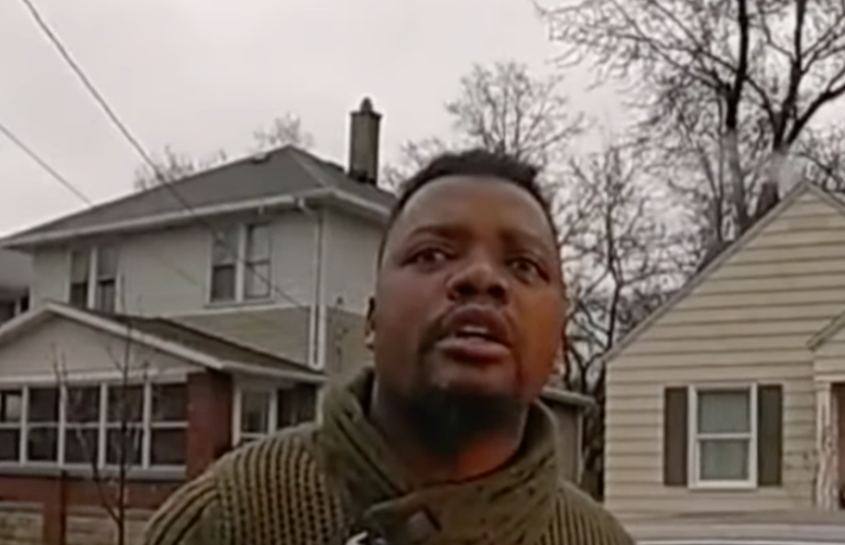 Black man fatally shot from behind by Michigan police officer while on ground, video shows