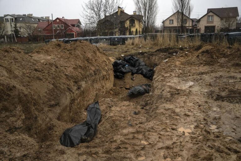 Ukraine demands new sanctions on Russia over ‘massacre’ in Bucha