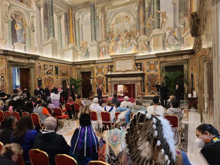 Pope Francis apologizes for residential schools at Vatican: ‘I ask for God’s forgiveness’