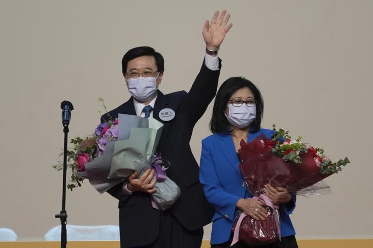 Pro-Beijing candidate John Lee elected as Hong Kong’s new leader