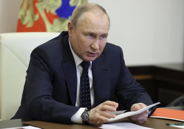 Putin says he’s willing to discuss ways for Ukraine to resume shipments of grain 